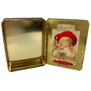 Christmas 1995 Deck the Hall Assorted Chocolates Tin Collectible